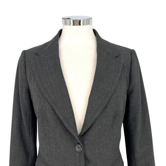 The Limited Collection Grey Blazer Two Button Size 8 - Picture 2 of 14